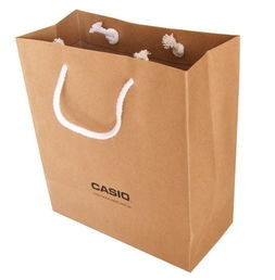 customized Kraft Paper Bag string lifting Printed Kraft Bags