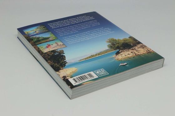 French Travel Books Paperpack Sewing Binding Swiming Geography Book Printing Service