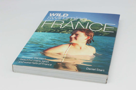 French Travel Books Paperpack Sewing Binding Swiming Geography Book Printing Service