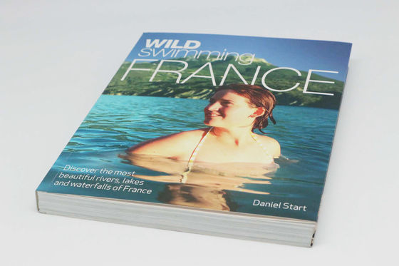 French Travel Books Paperpack Sewing Binding Swiming Geography Book Printing Service