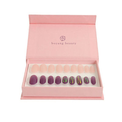 Artificial Nail Packaging Boxes Custom Printing Matt Lamination