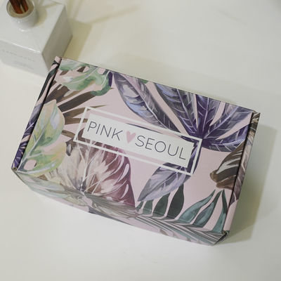 Embossing Printing Packaging Box Shipping Mailer For Cosmetic