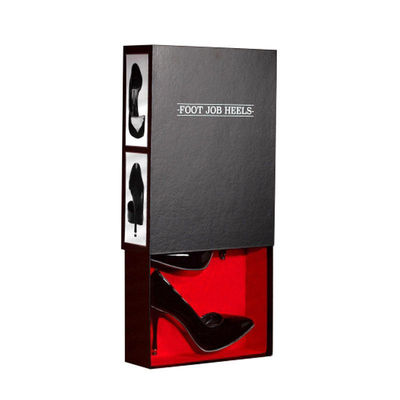 Personalised Small Cardboard Shoe Box Magnetic for Luxury High Heel