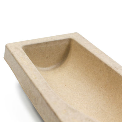 Biodegradable Paper Molded Pulp Packaging Tray With Lid For Fruit Juice Whisky Wine Bottle