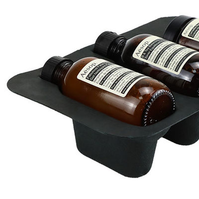 Biodegradable Paper Molded Pulp Tray Packaging Box With Lid for Luxury Perfume Set