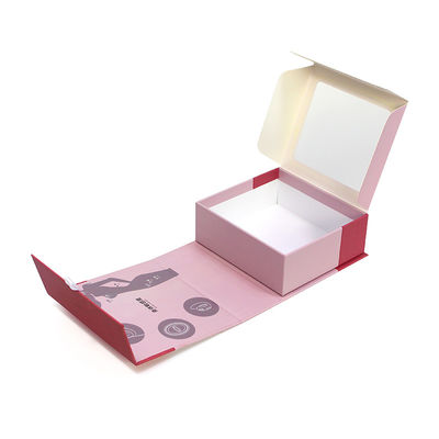 Custom Printing Pink Adult Products Folding Magnetic Gift Box With Windows