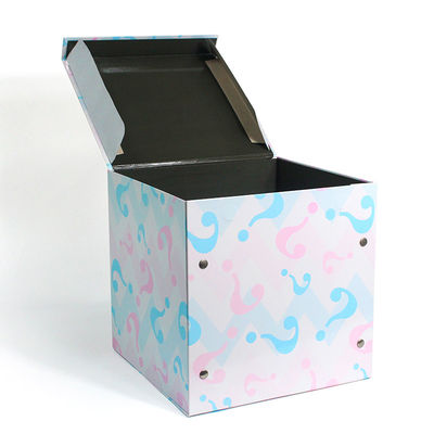 Coloring Printing Special Design Button Folding Magnetic Big Gift Box