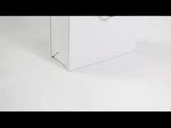 Wit magnetisch vouwbaar cadeaubon met handvat