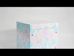 Luxe grote kleuren drukknop magneet vouw cadeau doos