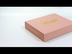 Goud stempel Roze drukwerk vouwbare magnetische cadeaubon