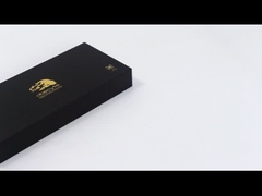 Op maat gemaakte luxe gouden stempel UV-printen Magnetische doos